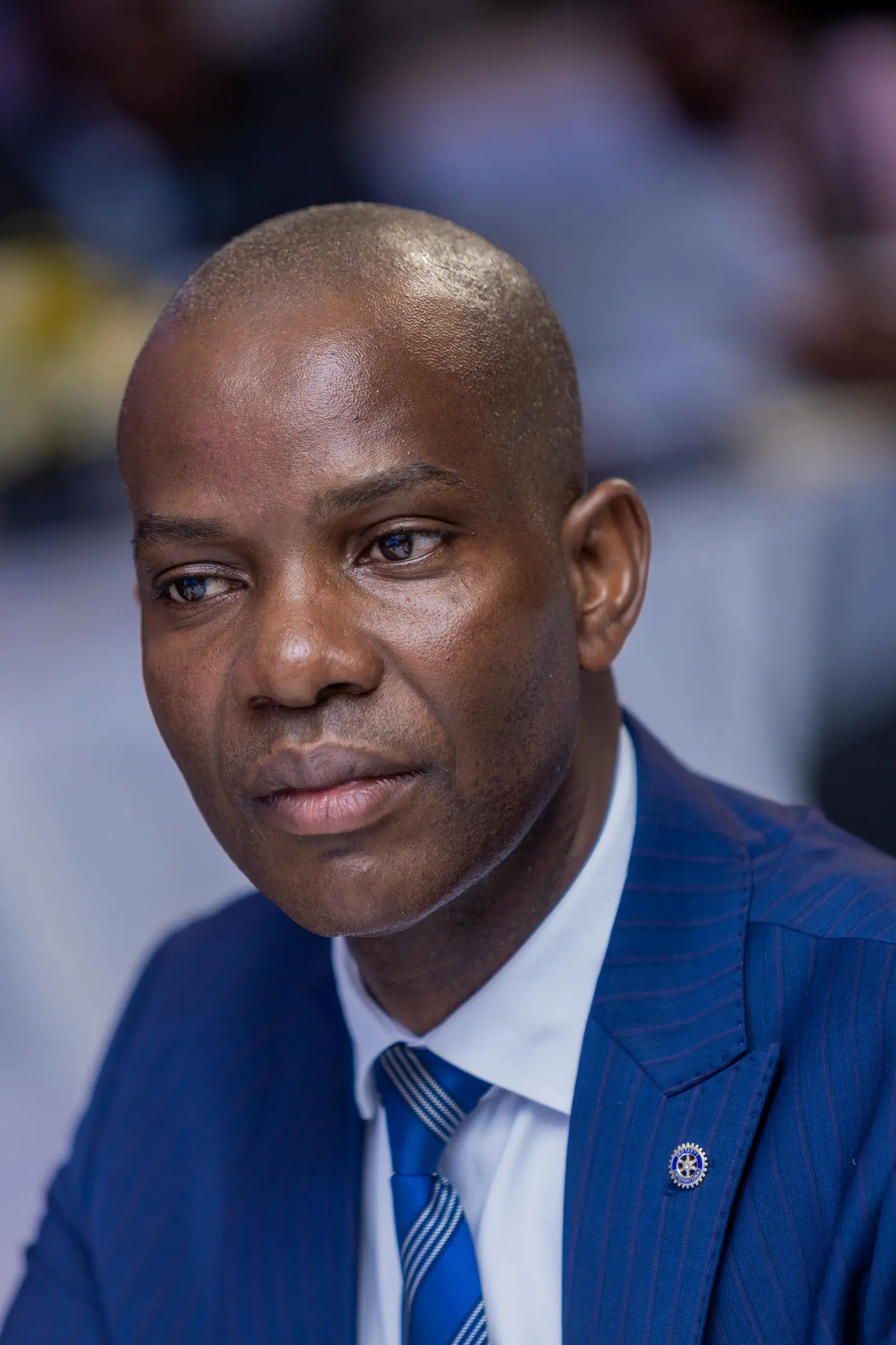 Portrait of a delegate during the meeting