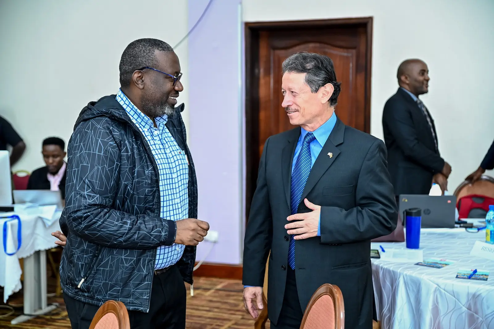 Guests in conversation during Global Entrepreneurship Week