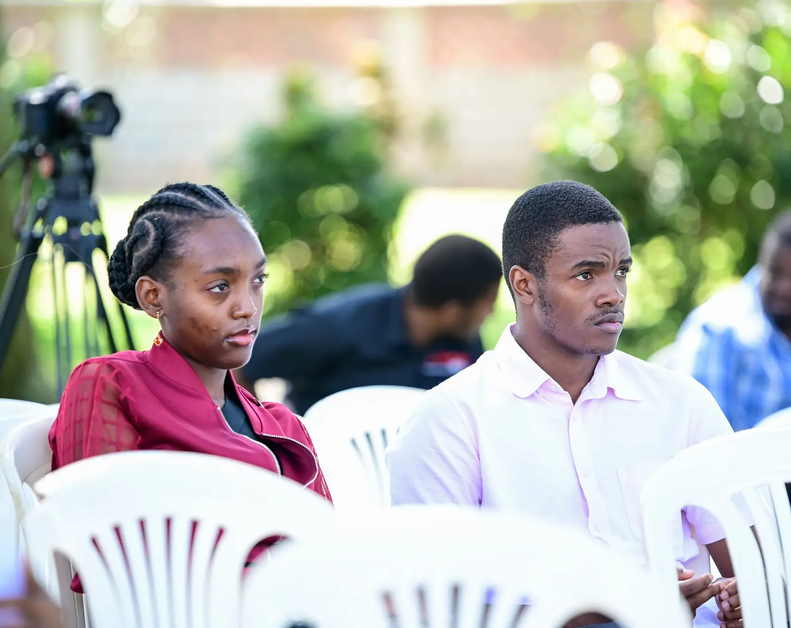 Young guests in the audience at the KSK Foundation event