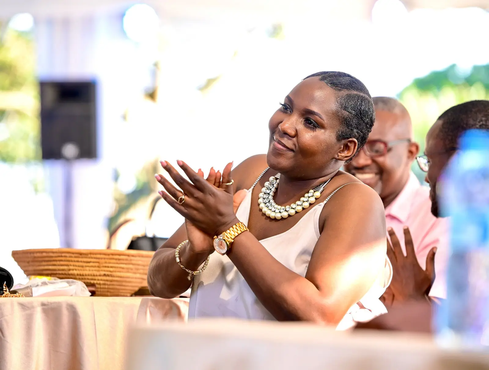 Guest applauding during the KSK Foundation event