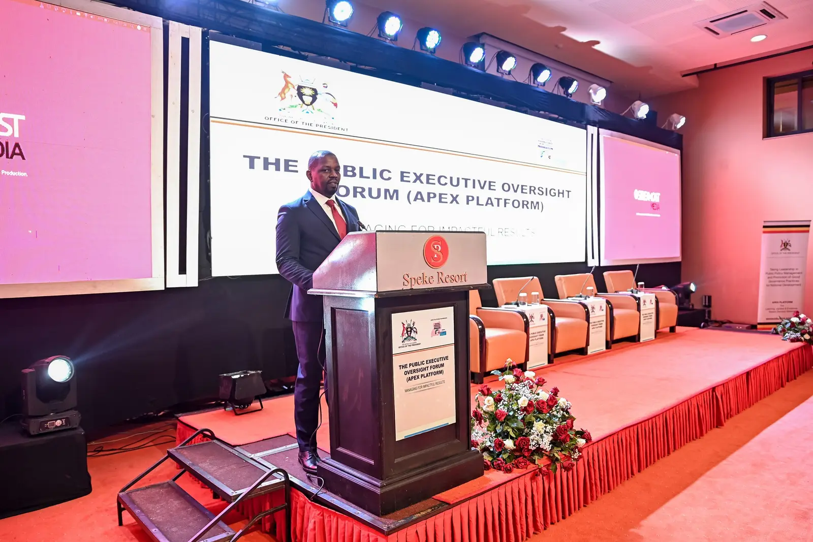 Speaker at the Public Executive Oversight Forum (APEX Platform)